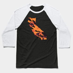 California Hunting Camo Baseball T-Shirt